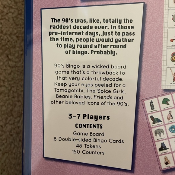 Game 90’s Bingo - Picture 4 of 5